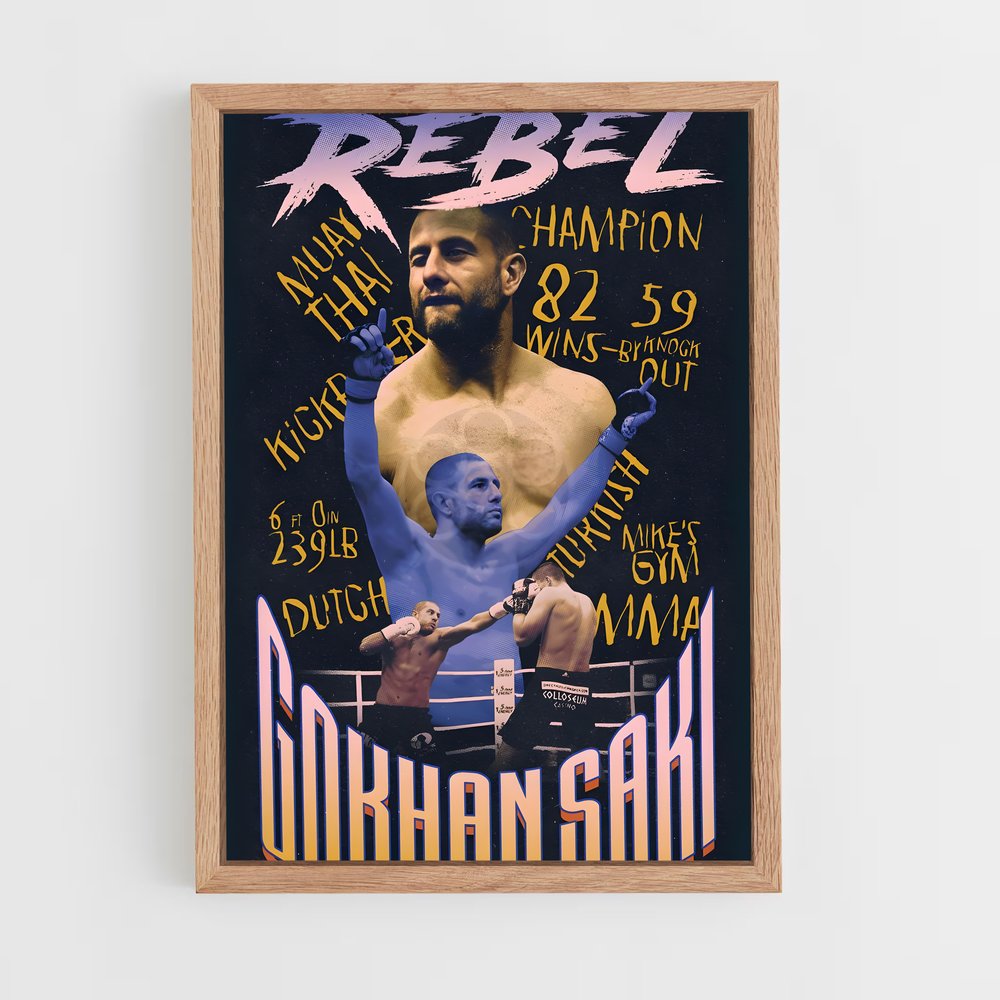 Poster Vainqueur Éternel – affiche Kick-boxing (vue 4)